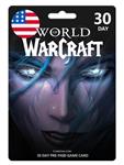 تایم کارت World of Warcraft 30 Days United States