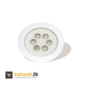 چراغ توکار استخری تک رنگ 6 وات