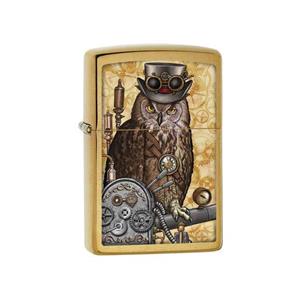 فندک زیپو مدل Zippo STEAMPUNK OWL کد 204B CI404578 