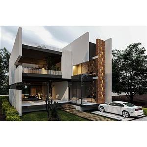 نقشه ویلا مدرن 3305