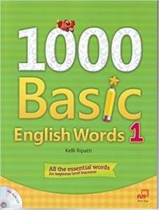 کتاب زبان 1000Basic English Words CD english words 