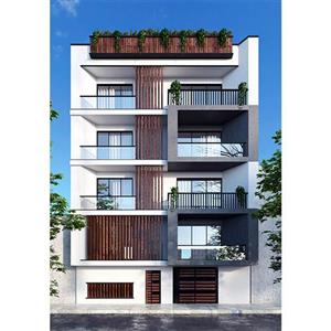 طراحی آپارتمان نما مدرن 160