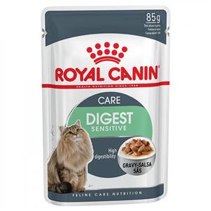 غذای پوچ گربه دایجستیو رویال کنین (Royal Canin Cat Digest Care Pouch) وزن 85گرم 