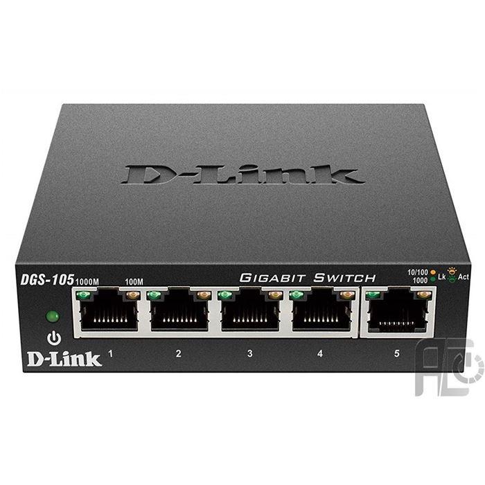 Switch: D-Link 5-Port Unmanaged DGS-105
