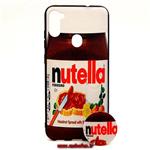 قاب گوشی A11 سامسونگ طرح فانتزی برجسته Nutella نوتلا به همراه پاپ سوکت کد 30