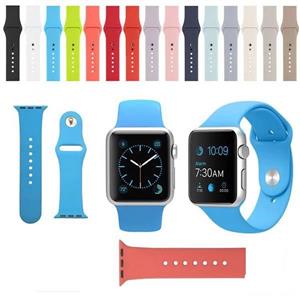 بند سیلیکونی اپل واچ 42 میلی متری مناسب برای اپل واچ سری 1 Silicone Sport Band For Apple Watch Series 1 42mm