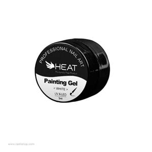 پینت ژل هیت رنگ سفید painting gel heat white 5ml 