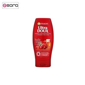 نرم کننده آرگان کرن بری گارنیه سری Ultra Doux مدل Cranberry حجم 200 میلی لیتر Garnier Ultra Doux Cranberry Conditioner 200ml