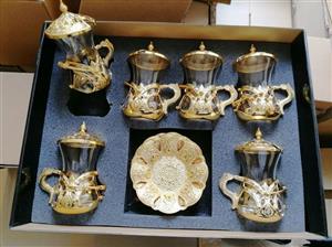 سرویس چای خوری آنتیک (پیوتر طلایی)
