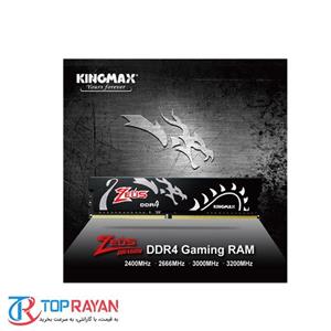 رم کامپیوتر کینگ مکس مدل Zeus Dragon با حافظه ۴ گیگابایت و فرکانس ۲۶۶۶ مگاهرتز Kingmax Zeus Dragon DDR4 4GB 2666Mhz CL17 Single Channel Desktop RAM