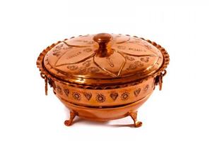 ظروف سوپ خوری مسی