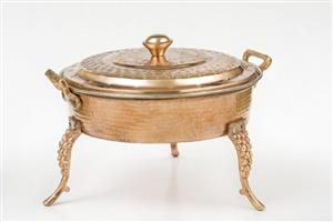 ظرف خورشت خوری مسی یزدی ممتاز
