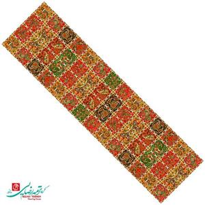 رومیزی ترمه ابریشمی طرح خشتی