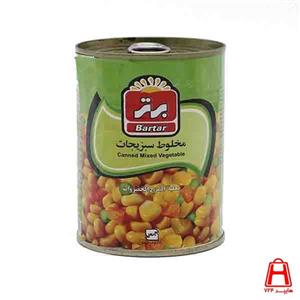 کنسرو مخلوط سبزیجات 380گرم برتر