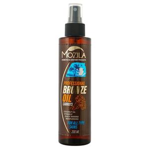 روغن برنزه کننده هویج موزیلا 200 میل Mozila Carrots Professional Bronze Oil 200ml 