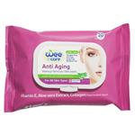 دستمال مرطوب وی کر مدل New Anti Aging بسته 20 عددی