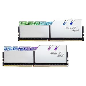 رم  CL18 DDR4 جی اسکیل 64 گیگابایت 3600MHZ مدل TRIDENT Z ROYAL SILVER