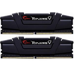 رم دسکتاپ DDR4 دو کاناله 4000 مگاهرتز CL18 جی اسکیل مدل RIPJAWS V ظرفیت 64 گیگابایت RAM: GSkill Ripjaws V 2×32GB=64GB DDR4 4000MHz CL18