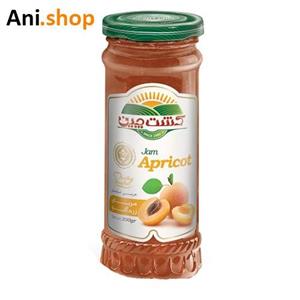 مربای زردآلو شیشه بلند کشت چین 300 گرمی