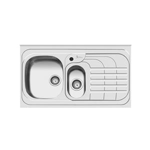 سینک ظرفشویی روکار اخوان کد 75 (سایز60 × 100)