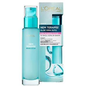 سرم آبرسان لورآل مدل L'OREAL Hydra Genius Aloe Water مناسب پوست نرمال تا پوست های مختلط حجم 70میلی لیتر L'Oreal Paris Moisture Therapy Aloe Vera Juice Skin to Normal to Combination 70 ml