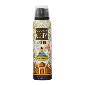 اسپری خوشبو کننده بدن زنانه سلکشن سیتی مدل delhi حجم 150 میلی لیتر Selection City Body Spray Delhi For Women 150ml