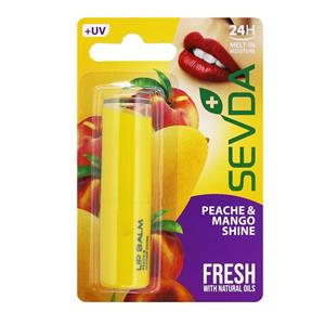 بالم لب سودا مدل انبه و هلو Sevda Mango and peach lip balm