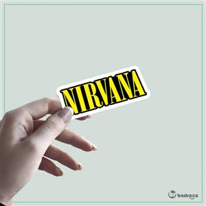 استیکر Nirvana Black bdr26