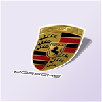 استیکر Porsche-emblem-1994 