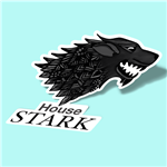 استیکر house stark hand art