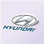 استیکر Hyundai-logo-silver