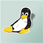 استیکر Linux_Tux