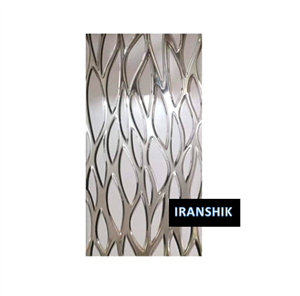 کاشی بین کابینتی تک گل مدل گلبرگ نقره ای