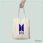 کیف خرید کتان bts galaxy