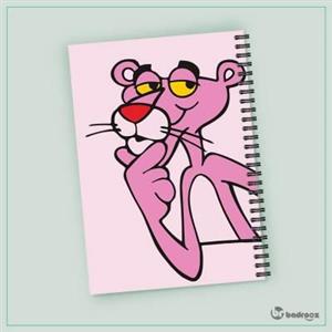 دفتر یادداشت خندالو طرح پلنگ صورتی (Pink Panter)