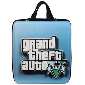 کیف کنسول بازی PS4 طرح GTA V آبی کد ۲