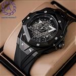 ساعت مردانه هابلوت مدل Hublot Unico Sang Bleu ll Black 