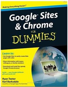 کتاب گوگل سایت کروم فور دامیز Google Sites Chrome For Dummies