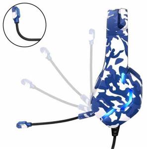 هدست گیمینگ ASKMEER J10 – طرح  Headset Gaming BLUE CAMOUFLAGE