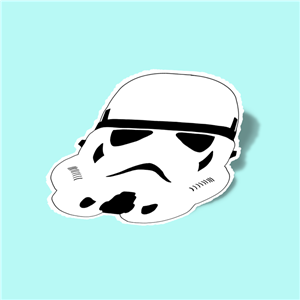 استیکر Trooper Minimal