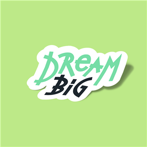 استیکر dream-big 