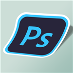 استیکر adobe photoshop