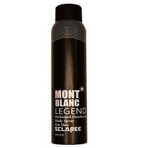 اسپری بدن اسکلاره 200میل مردانه SCLAREE مدل MONT BLANC Sclaree Mont Blanc Spray For Man 200ml