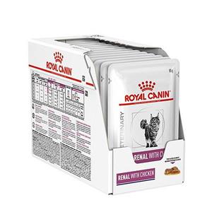 غذای پوچ گربه رنال با طعم مرغ رویال کنین (Royal Canin Cat Renal Chicken Wet Pouch) وزن 85 گرم 