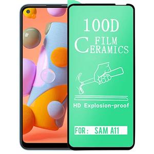 گلس سرامیکی Samsung Galaxy A11 نانو سرامیک 100D تمام صفحه و تمام چسب