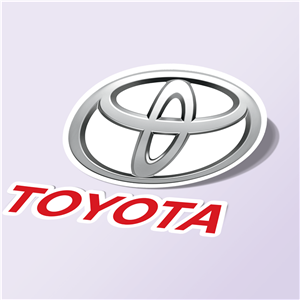 استیکر Toyota-logo 