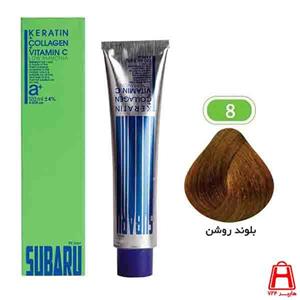رنگ مو سوبارو کد 8