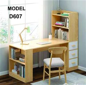میز تحریر به همراه کتابخانه و کمد مدل D607