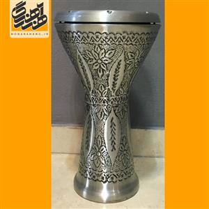 داربوکا نقره ای گل دار aj