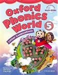 کتاب آکسفورد فونیکس ورد Oxford Phonics World 5 SB+WB+DVD انتشارات oxford